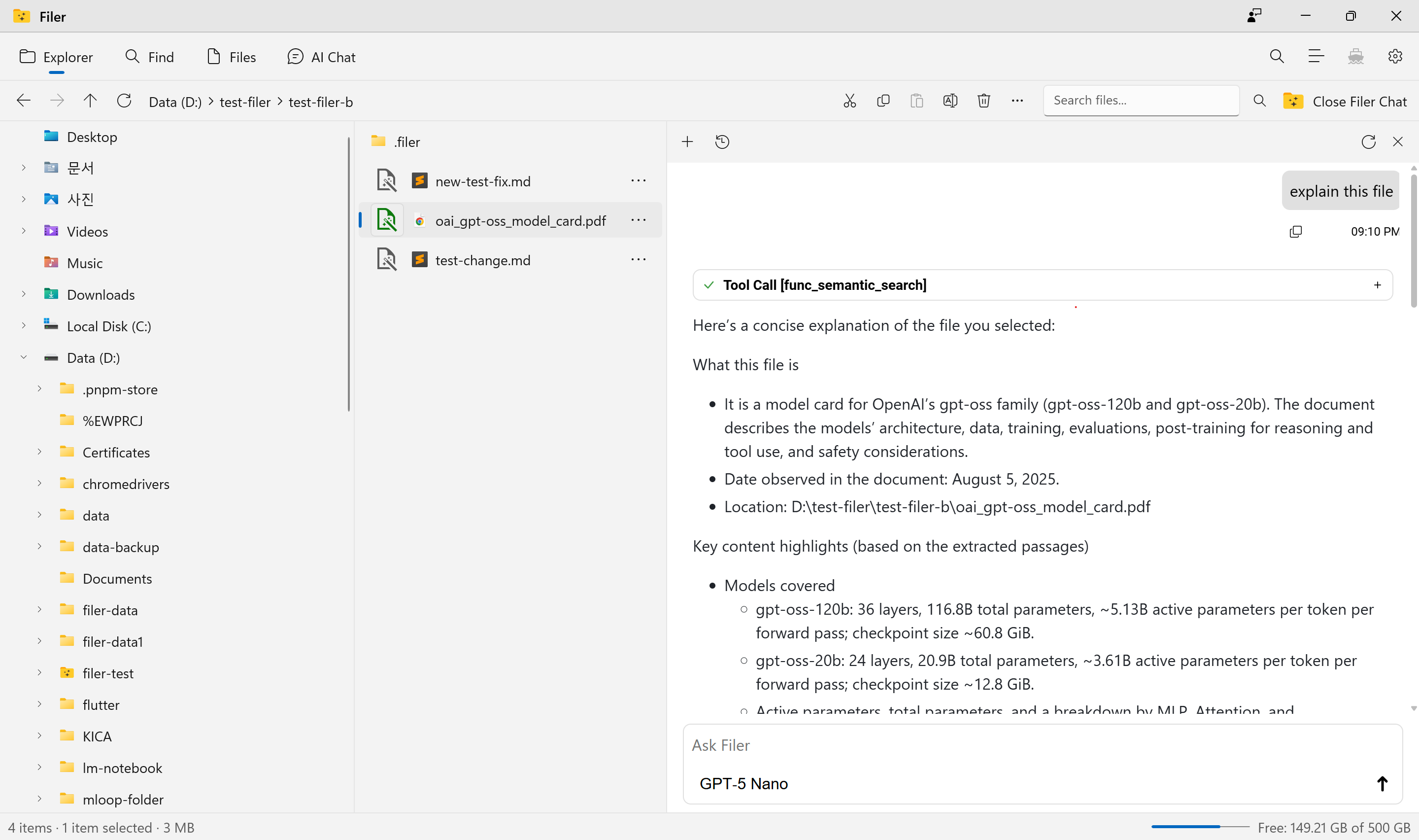Filer - AI-Powered File Explorer with RAG & LLM | Transform Files into ...